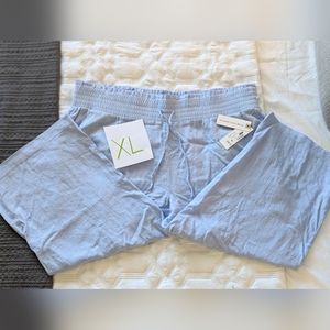 Nwt wide leg cropped pants